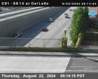 SB 15 at Del Lago bridge