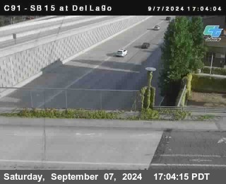 SB 15 at Del Lago bridge