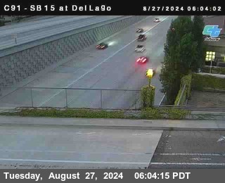 SB 15 at Del Lago bridge