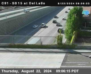 SB 15 at Del Lago bridge