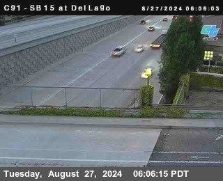 SB 15 at Del Lago bridge