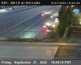 SB 15 at Del Lago bridge