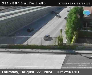 SB 15 at Del Lago bridge