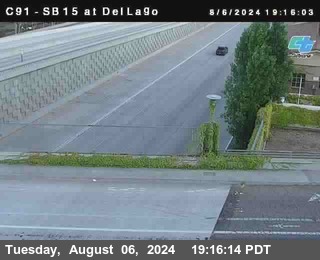 SB 15 at Del Lago bridge