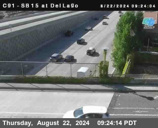 SB 15 at Del Lago bridge