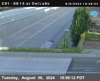 SB 15 at Del Lago bridge