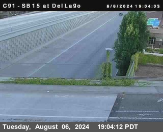 SB 15 at Del Lago bridge