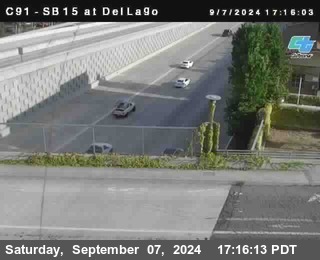 SB 15 at Del Lago bridge