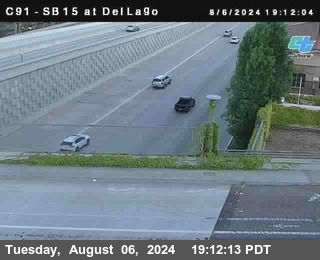 SB 15 at Del Lago bridge