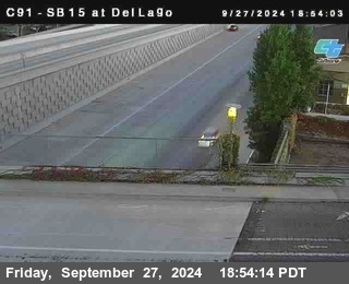 SB 15 at Del Lago bridge