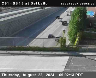 SB 15 at Del Lago bridge