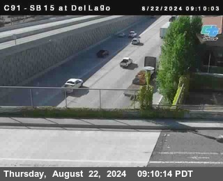 SB 15 at Del Lago bridge