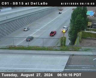 SB 15 at Del Lago bridge