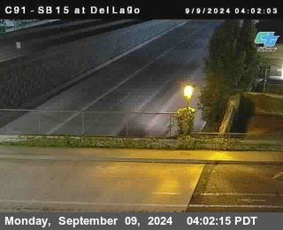 SB 15 at Del Lago bridge