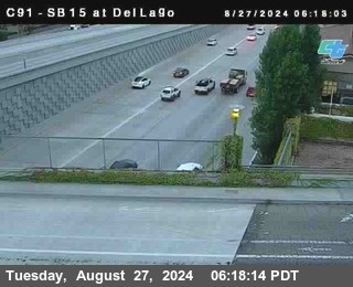 SB 15 at Del Lago bridge