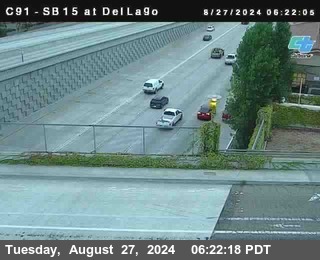 SB 15 at Del Lago bridge