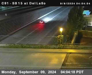 SB 15 at Del Lago bridge