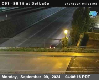 SB 15 at Del Lago bridge