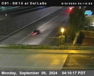 SB 15 at Del Lago bridge