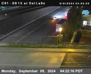 SB 15 at Del Lago bridge