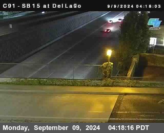 SB 15 at Del Lago bridge