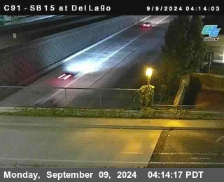 SB 15 at Del Lago bridge