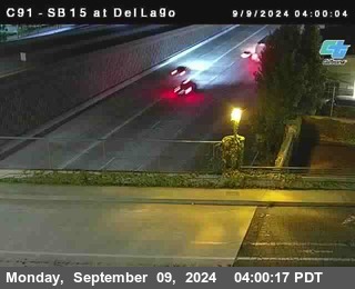 SB 15 at Del Lago bridge