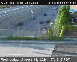 SB 15 at Del Lago bridge