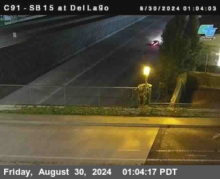 SB 15 at Del Lago bridge