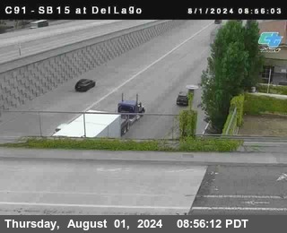 SB 15 at Del Lago bridge