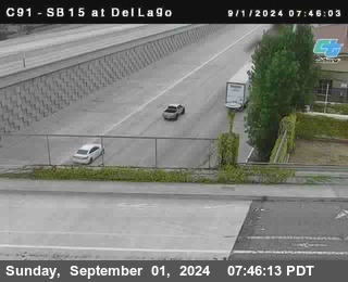 SB 15 at Del Lago bridge