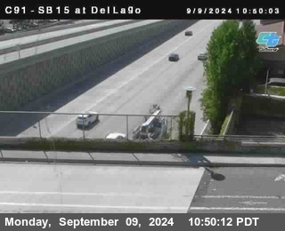 SB 15 at Del Lago bridge