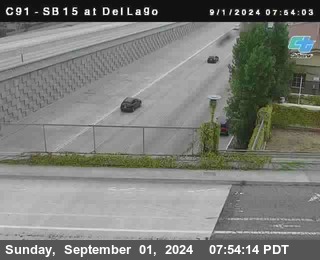 SB 15 at Del Lago bridge