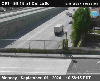 SB 15 at Del Lago bridge