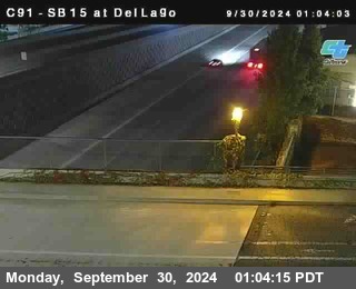 SB 15 at Del Lago bridge