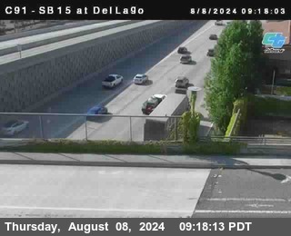 SB 15 at Del Lago bridge