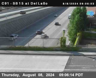 SB 15 at Del Lago bridge