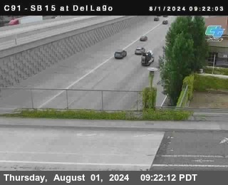 SB 15 at Del Lago bridge