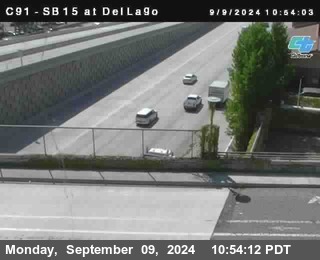 SB 15 at Del Lago bridge