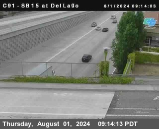 SB 15 at Del Lago bridge