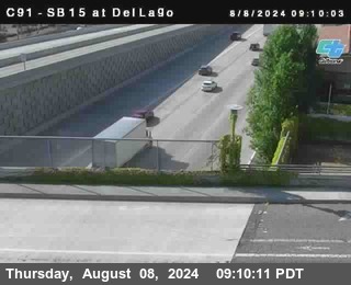 SB 15 at Del Lago bridge