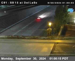 SB 15 at Del Lago bridge