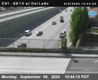 SB 15 at Del Lago bridge