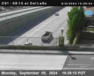 SB 15 at Del Lago bridge