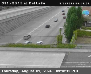 SB 15 at Del Lago bridge