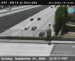 SB 15 at Del Lago bridge