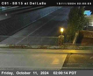 SB 15 at Del Lago bridge