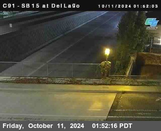 SB 15 at Del Lago bridge