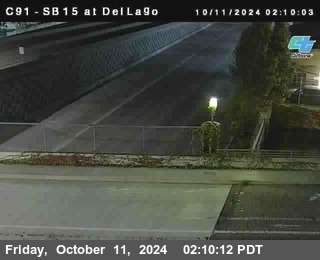 SB 15 at Del Lago bridge