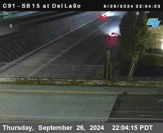 SB 15 at Del Lago bridge